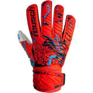 Rękawice bramkarskie dziecięce REUSCH Attrakt Solid Finger Support Junior